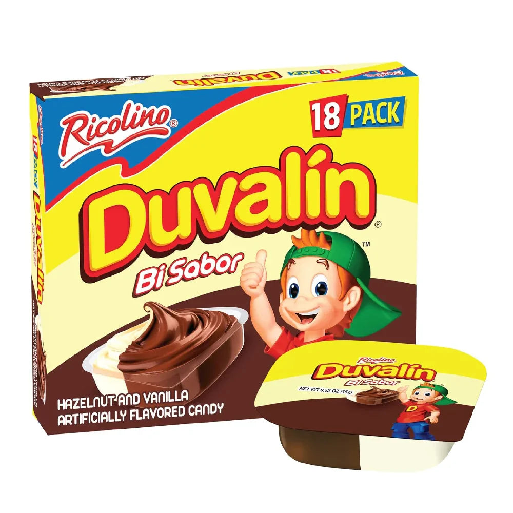 Duvalin Hazelnut-Vanilla 18 ct box of 24 units