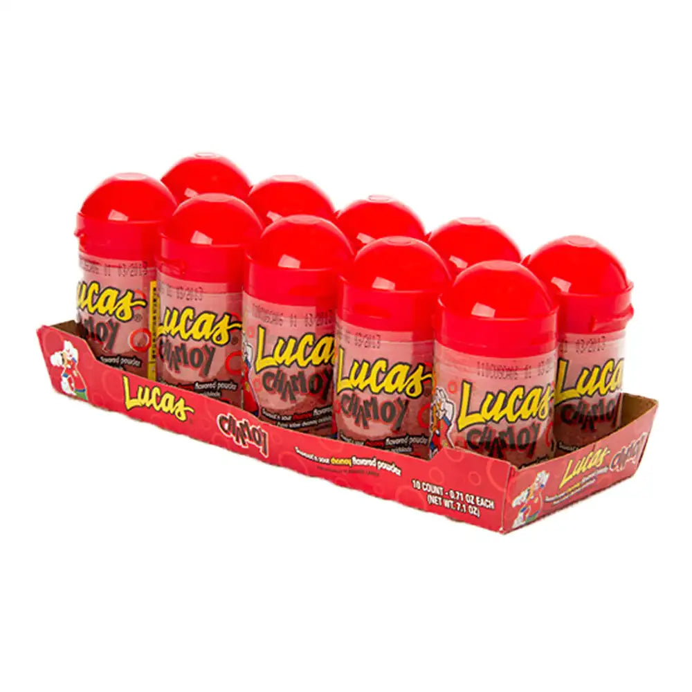 Polvo de Chamoy Lucas 10 ct caja de 15 unidades