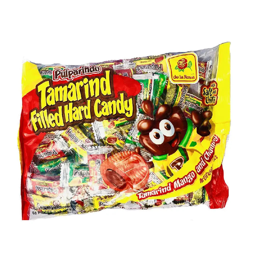 De La Rosa Pulparindo Filled Candy 68 ct  box of 24 units