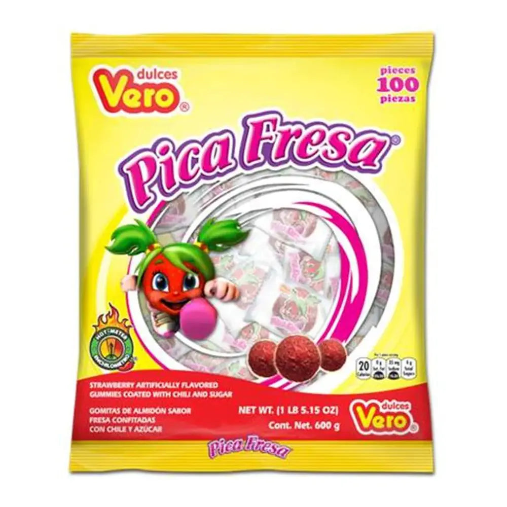 Vero Pica Goma Fresa 100 ct box of 8 units