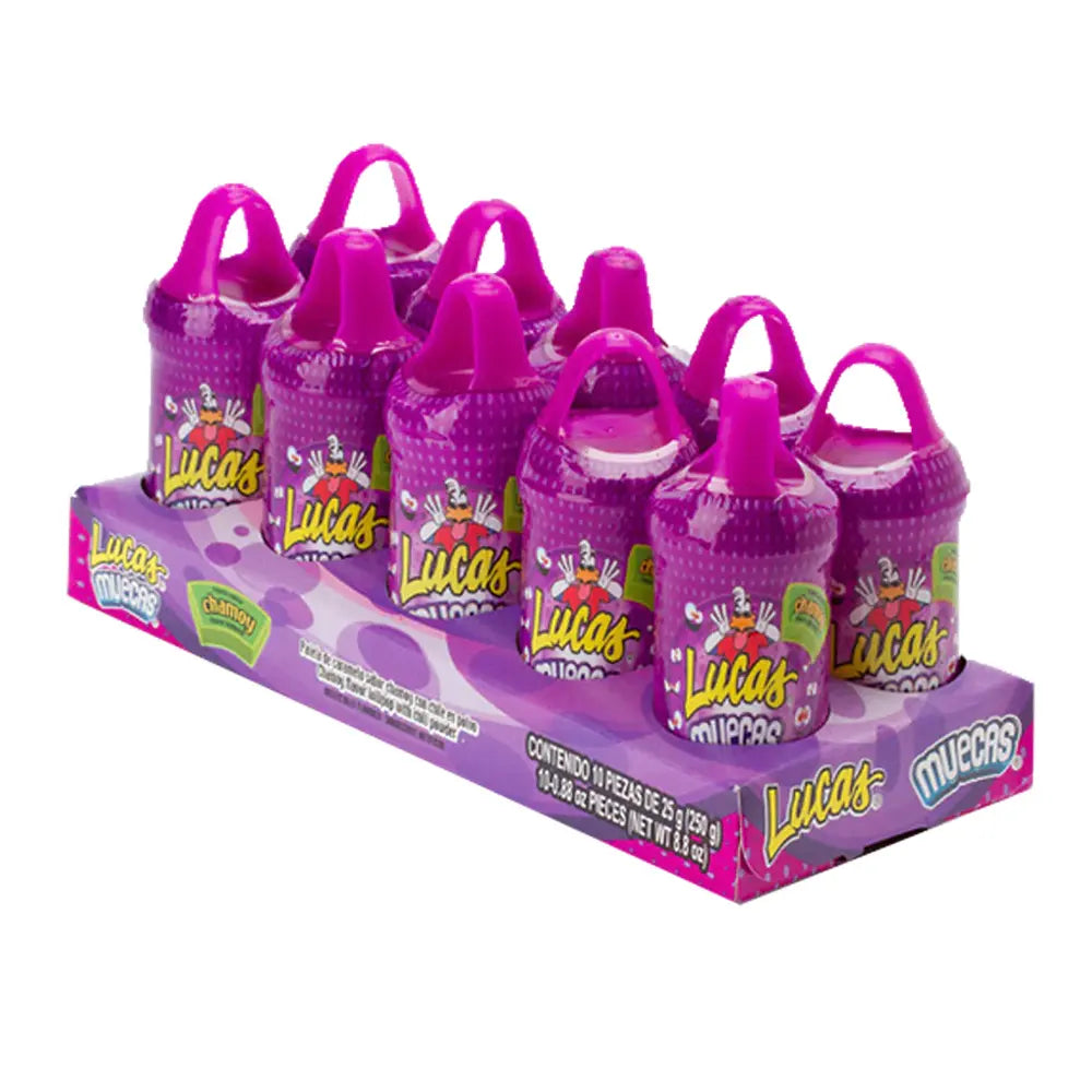 Lucas Muecas Chamoy 10 ct caja de 12 unidades