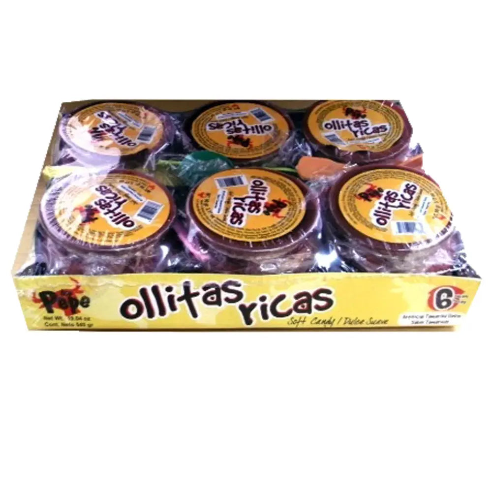 Don Pepe Ollitas Tamarindo 3.17 oz (2 paquetes, X6 unidades)