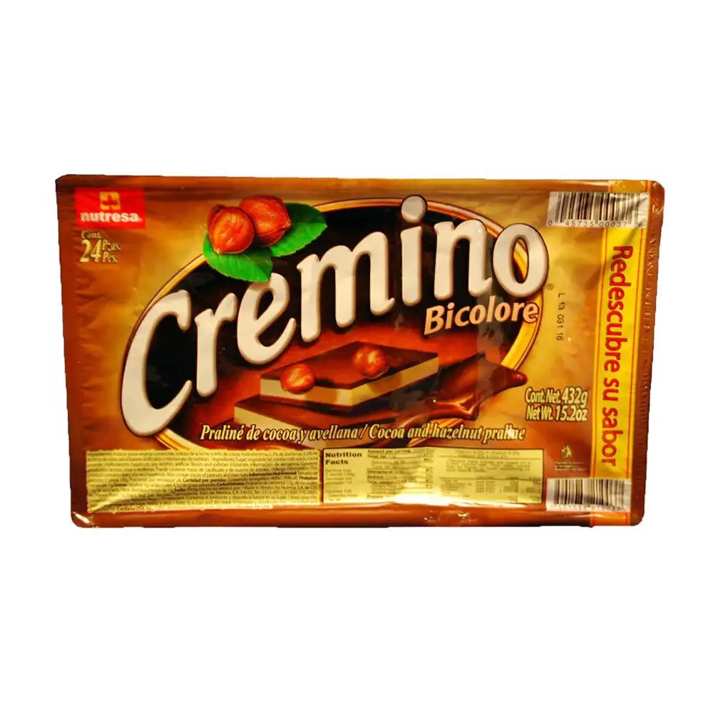 Nutresa Cremino Bicolore case of 16 packs of 24 units