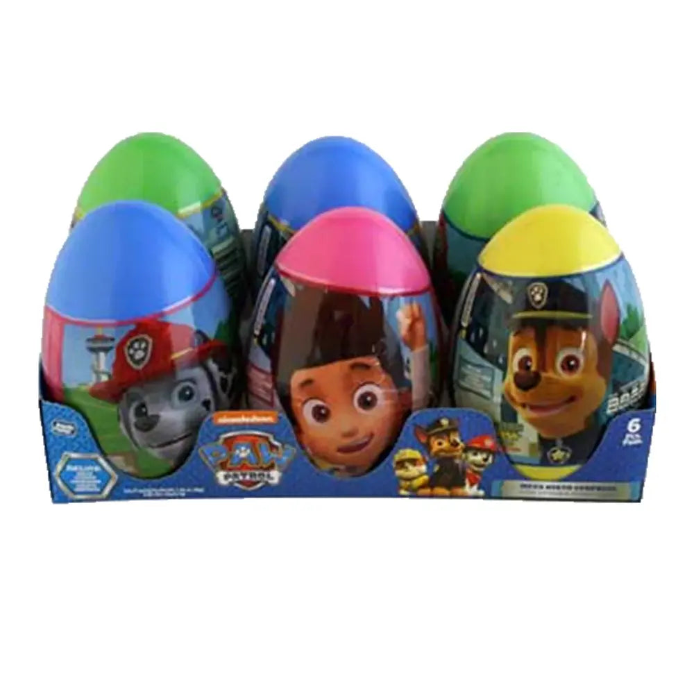 Bondy Paw Patrol Mega Surprise Eggs – 48 Units (8 Packs x 6 Eggs)