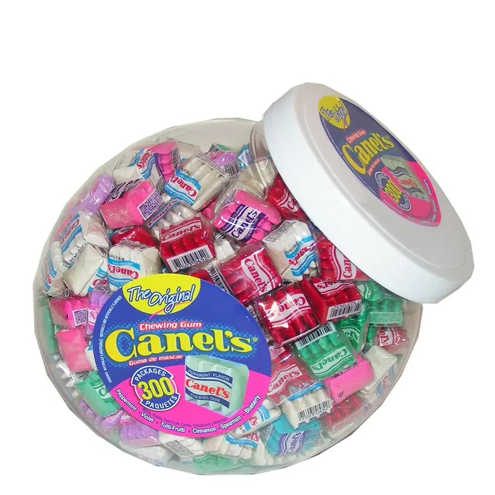 Canels Gum Asst In Jar 300 ct box of 3 units