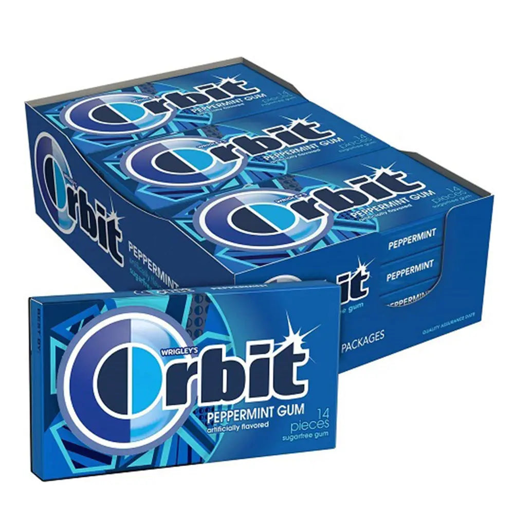 Orbit Gum Peppermint 14 pc box of 12 units