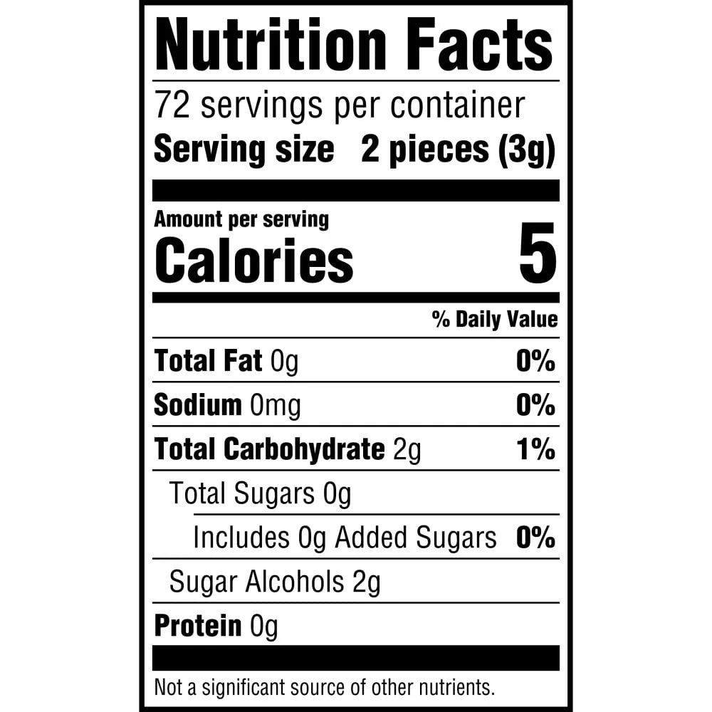 Wrigley Eclipse Edge Peppermint 18 Pc caja de 8 unidades