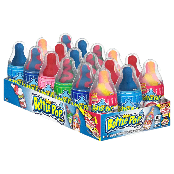 Bottle Pop Orginal w/ Powdered Sugar Dip 1.1 oz  box of 18 units