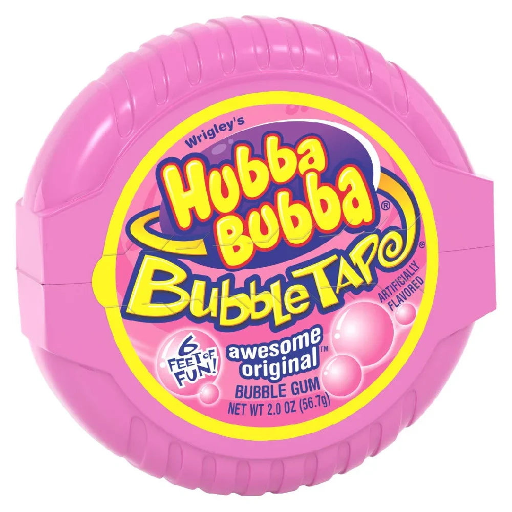 Original Hubba Bubba Bubble Tape 2 oz 6 Pack