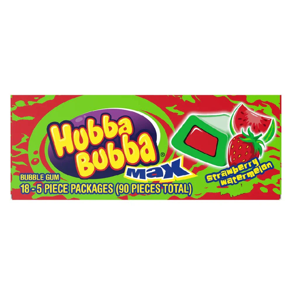 Hubba Bubba Sandía Fresa Caja de 5 18 unidades