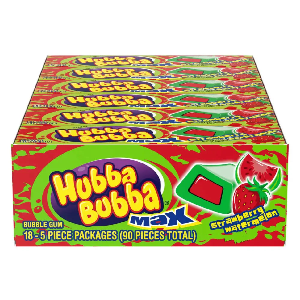 Hubba Bubba Sandía Fresa Caja de 5 18 unidades