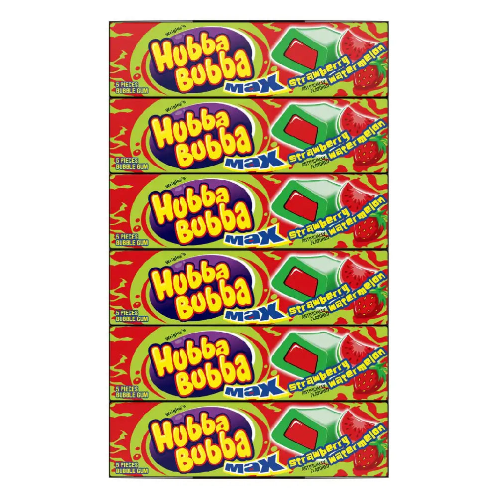 Hubba Bubba Sandía Fresa Caja de 5 18 unidades