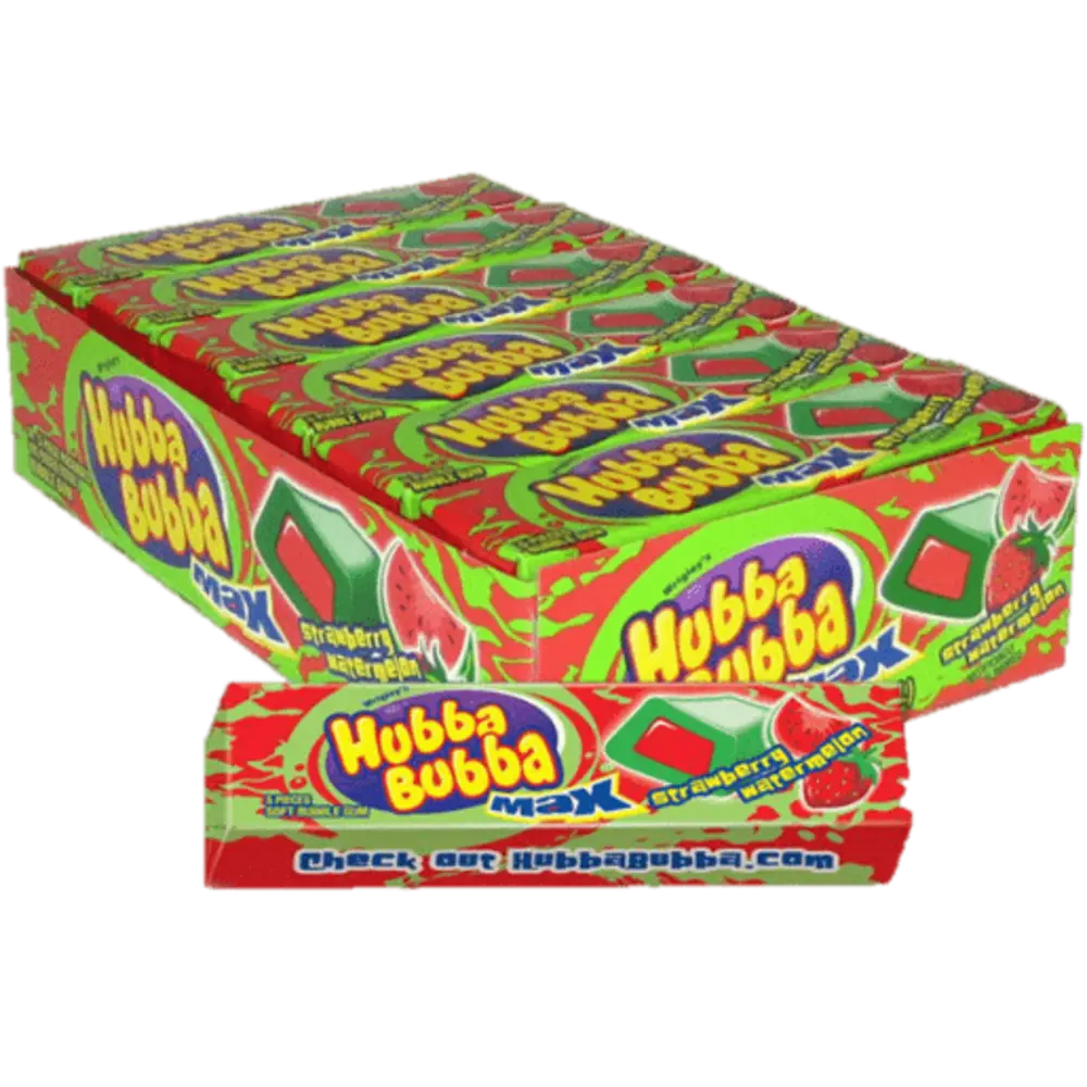 Hubba Bubba Sandía Fresa Caja de 5 18 unidades