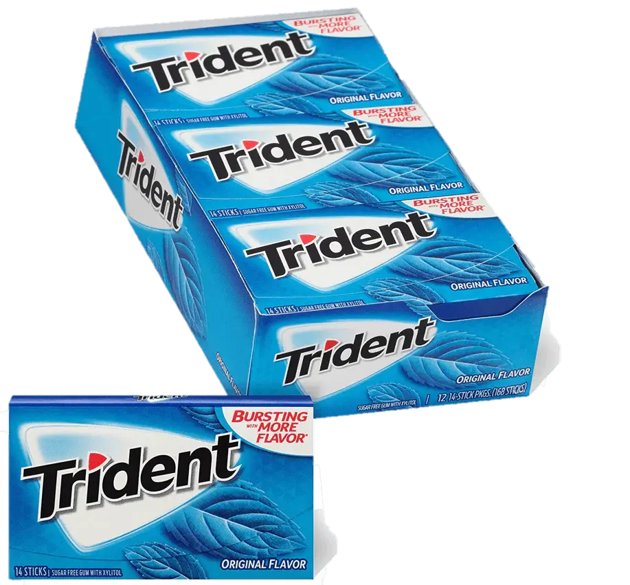 Trident Valu-Pak Original 14 Stk box of 12 units