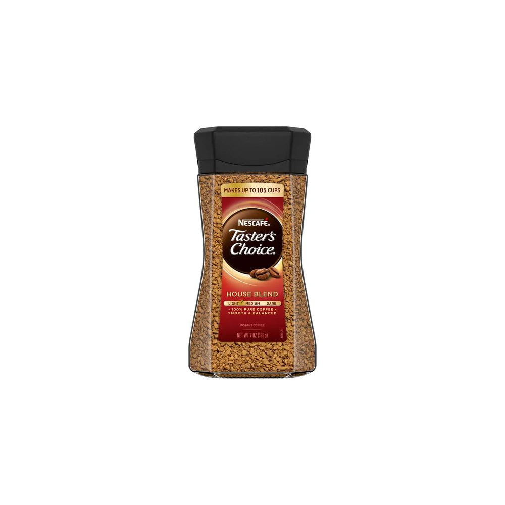Nestle Tasters Choice Coffee Instant Jar 7 oz box of 4 units