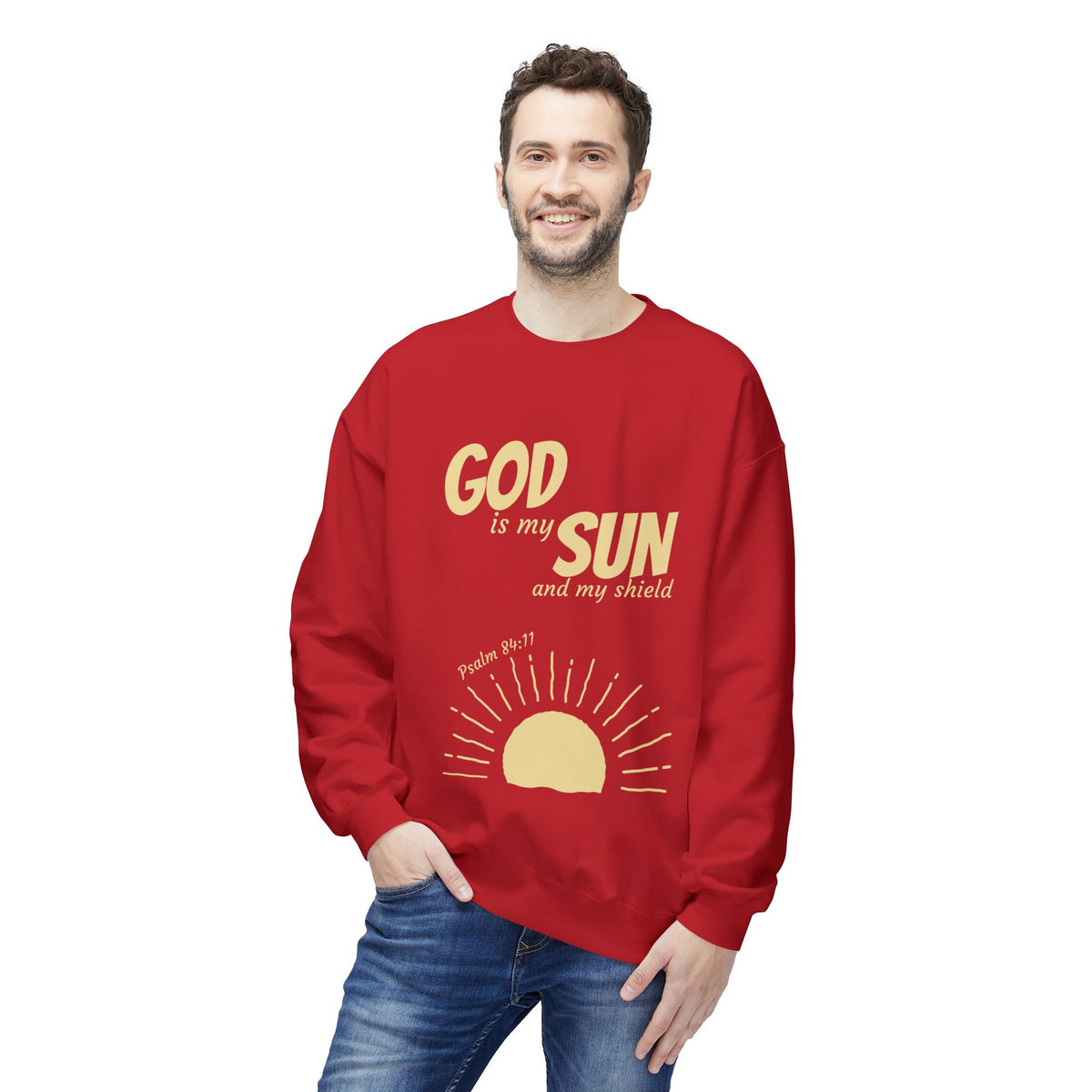 God is my Sun Crewneck Sweatshirt