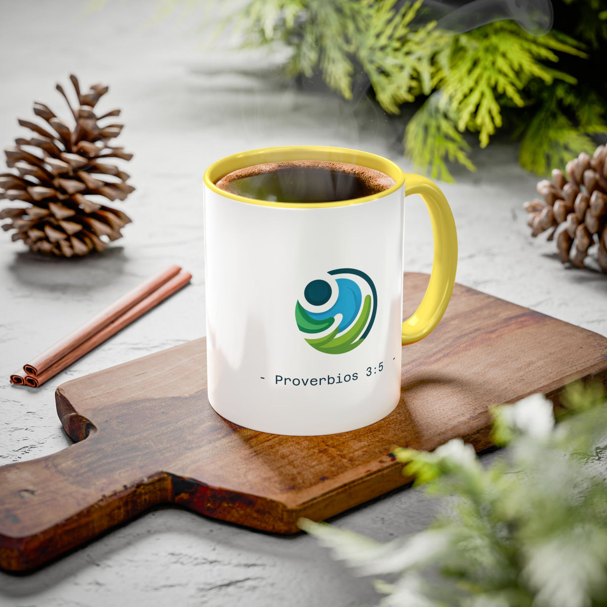 Taza de café Proverbios inspiradores (11 oz/15 oz) — Proverbios 3:5