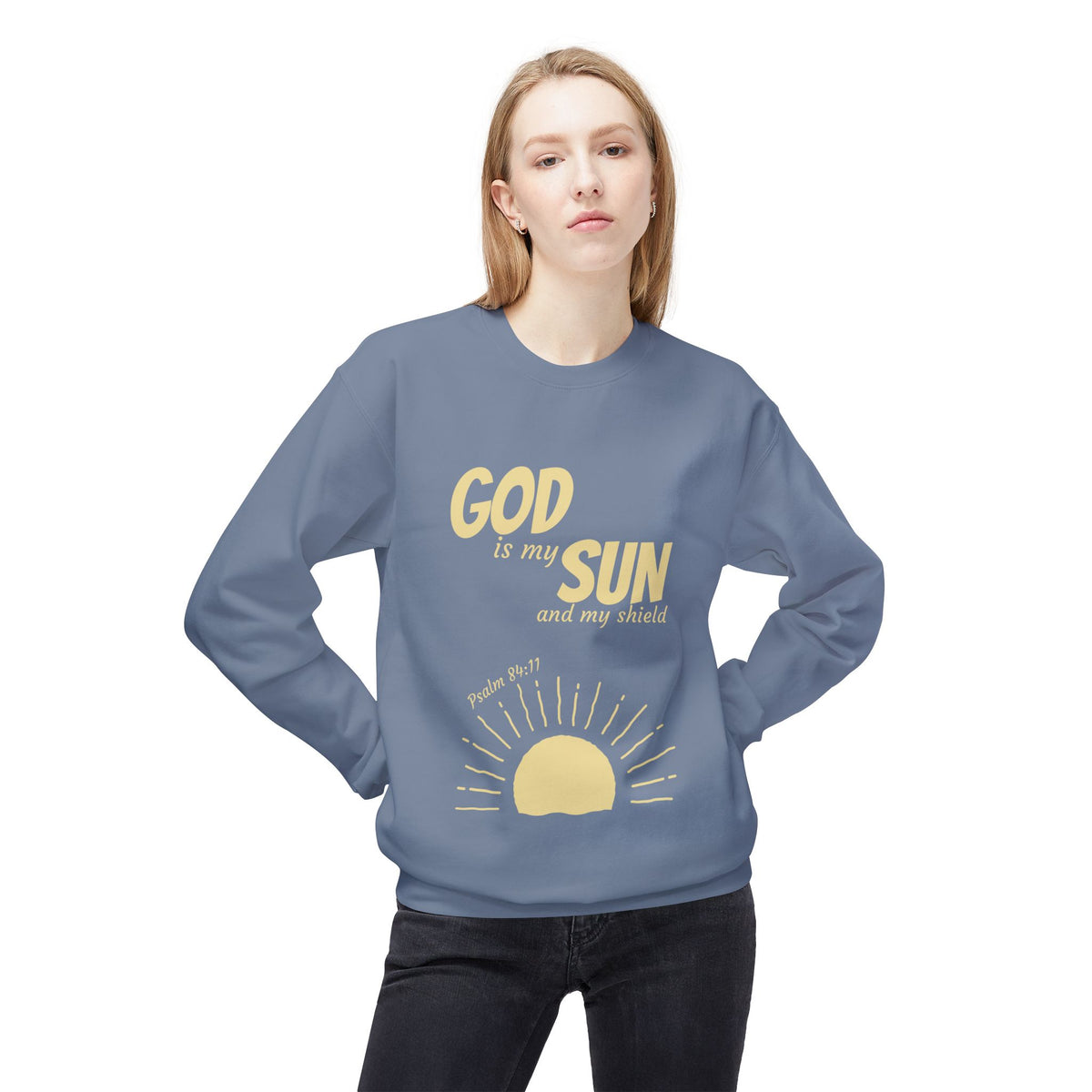 God is my Sun Crewneck Sweatshirt