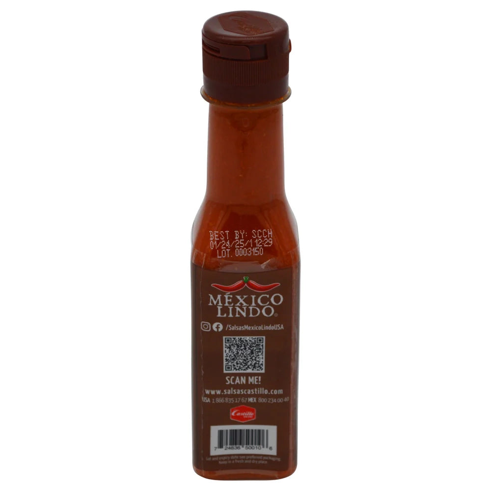 Mexico Lindo Chiltepin Sauce 5 oz box of 24 units