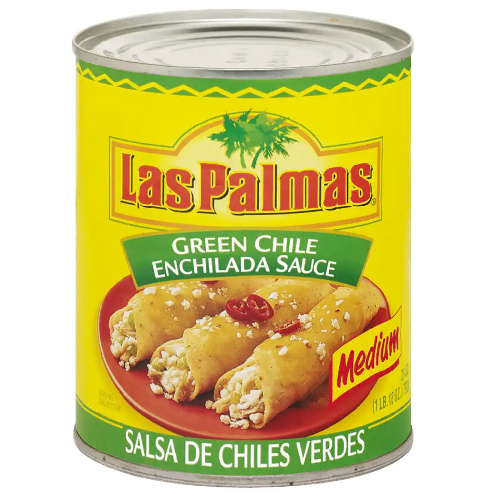 Las Palmas Green Enchiladas Sauce Medium 28 oz box of 12 units