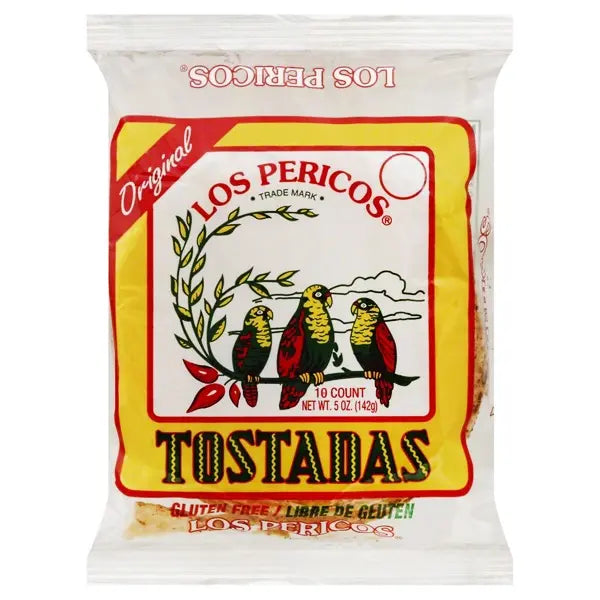 Los Pericos Tostada Shells 10ct 4.5 oz box 15 units
