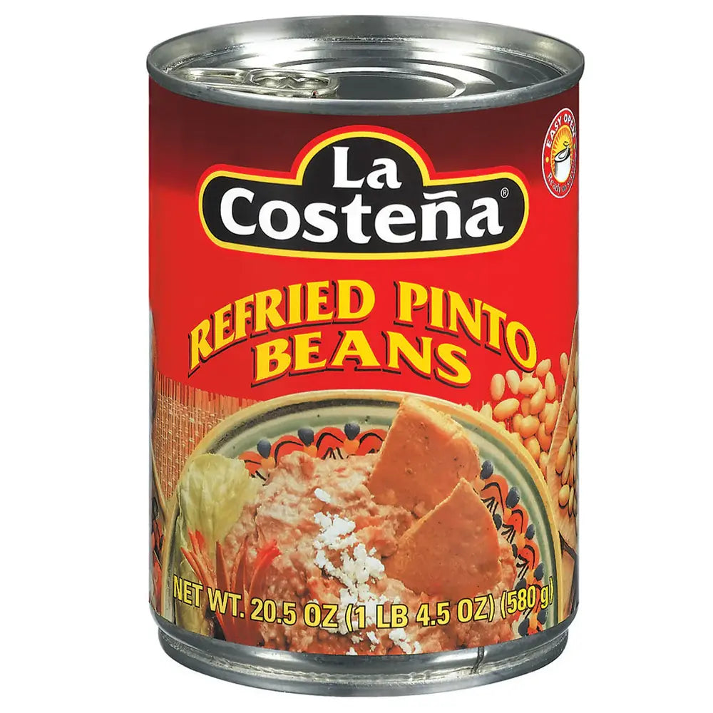 Frijoles Pintos Refritos La Coste? Caja de 12 unidades de 20.5 oz