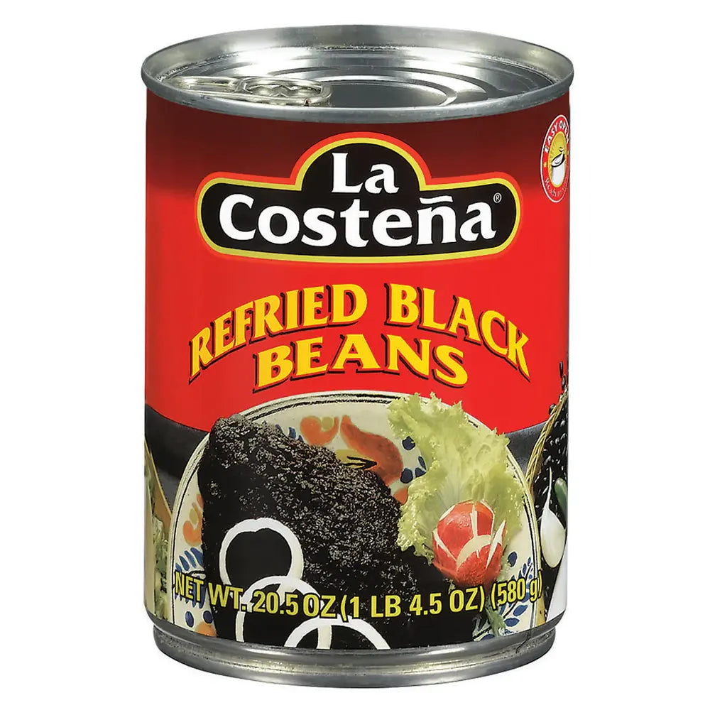 Frijoles negros refritos La Coste?, caja de 12 unidades, 20.5 oz