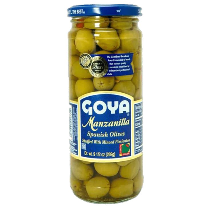 Goya Manzanilla Spanish Olives 9.5 oz box of 12 units