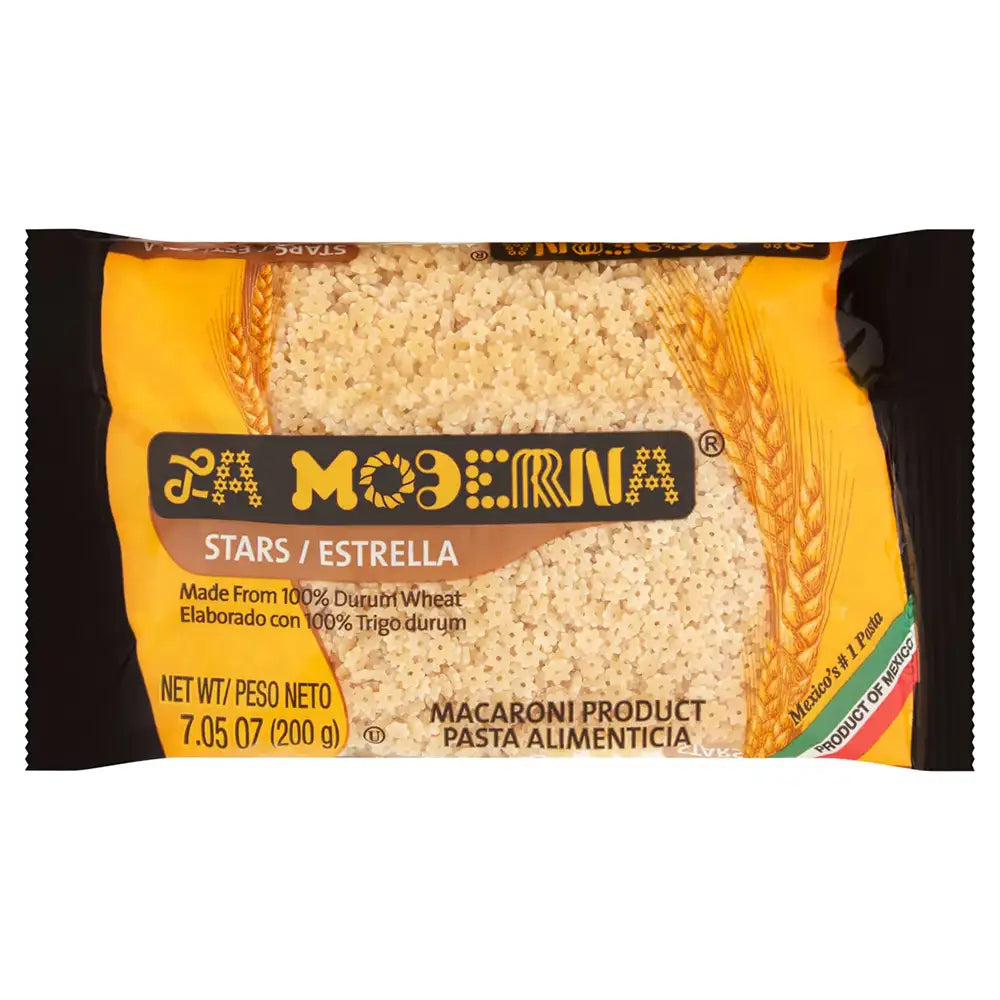 La Moderna Pasta Stars 7 oz box of 20 units