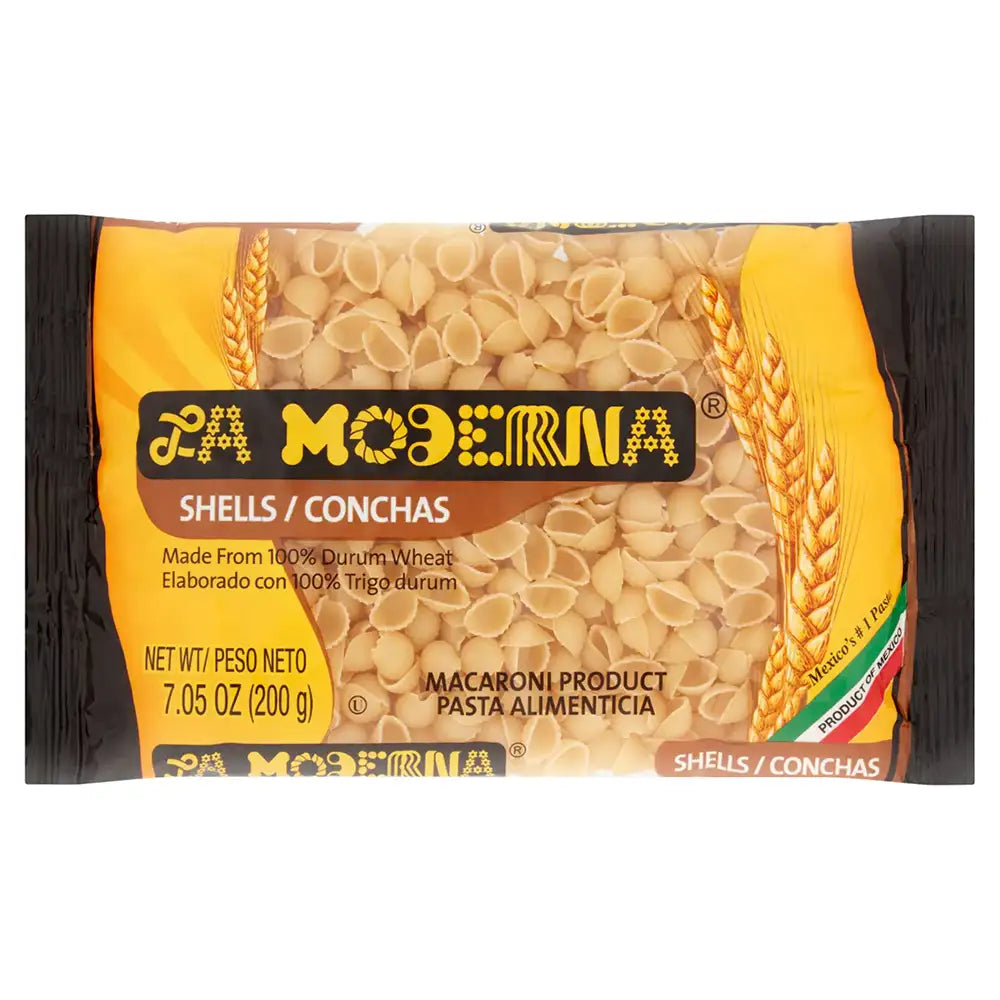 La Moderna Pasta Shells 7 oz box of 20 units