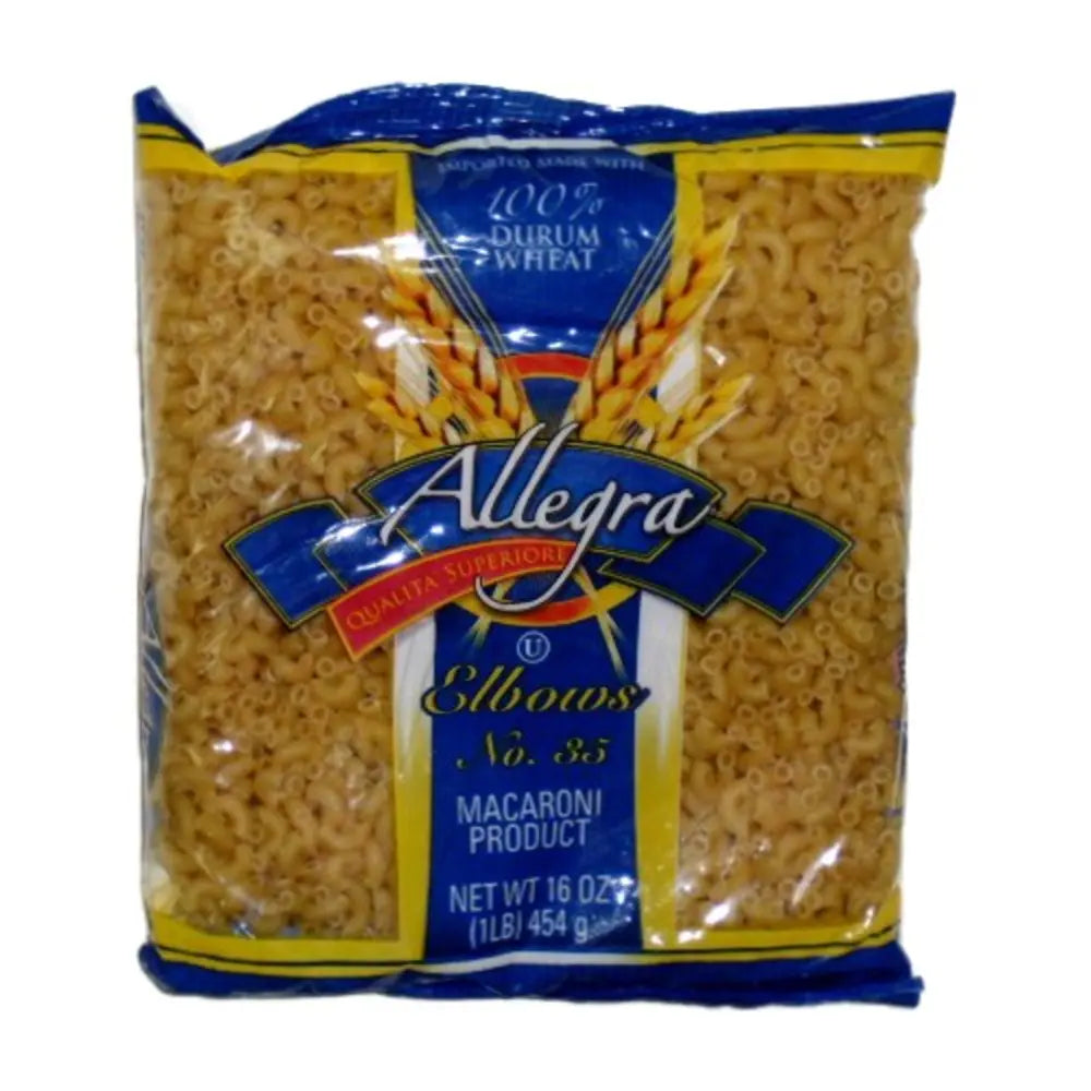 Allegra Elbow Pasta 16 oz box of 20 units