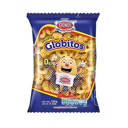 Donde Globitos Crackers 5.3 oz box of 12 units