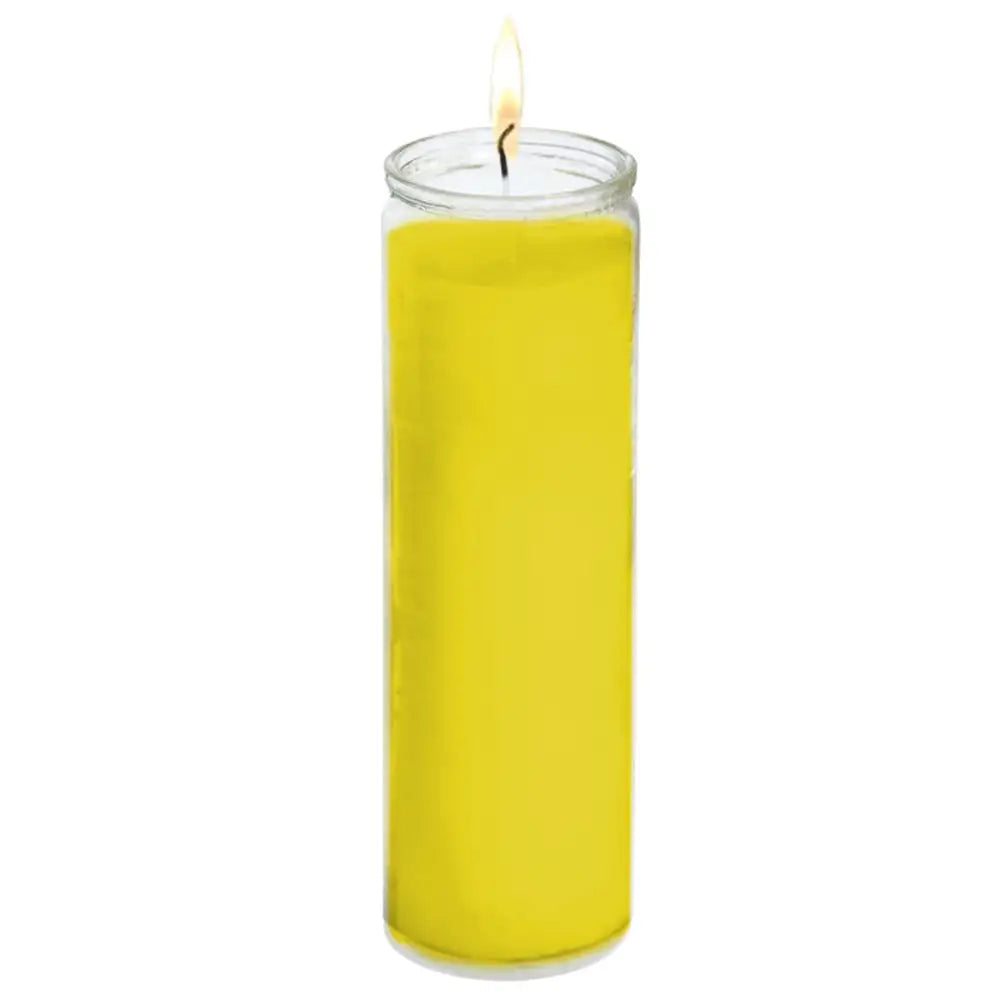 Solid Yellow Candle tall box of 12 units