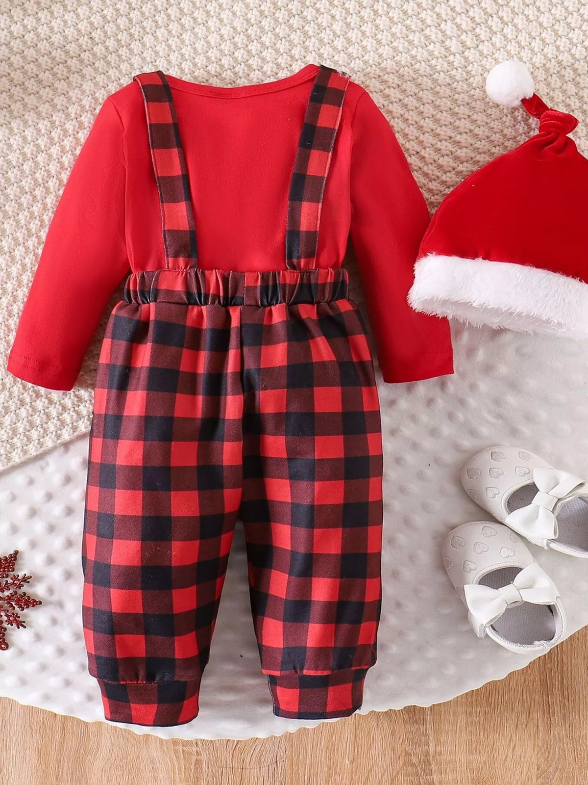 Conjunto de primera muda de Navidad para niños