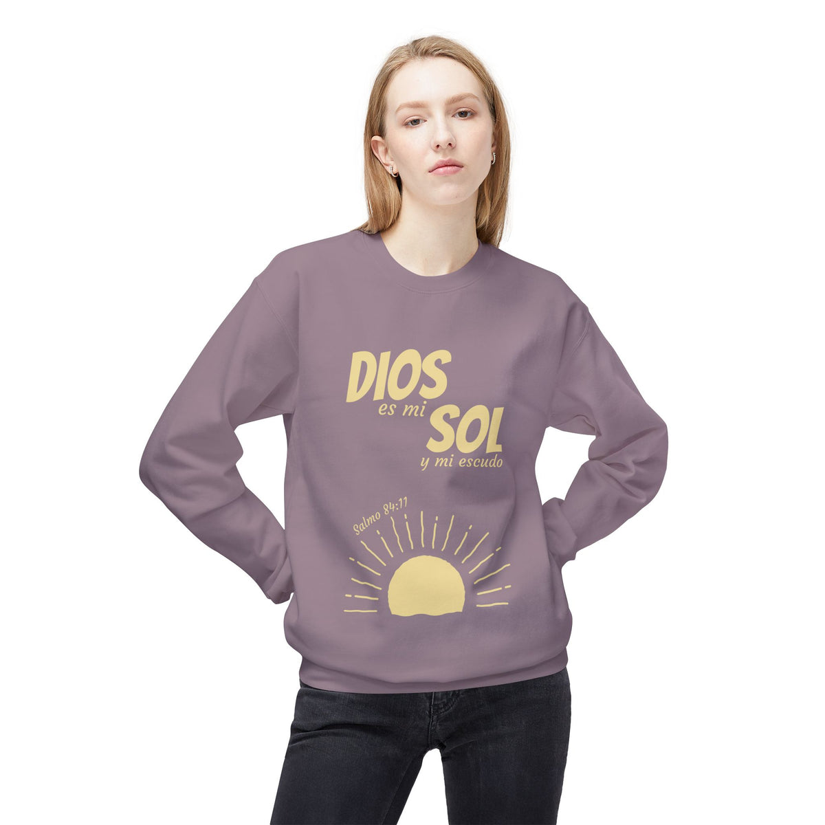 Dios Es Mi Sol Crewneck Sweatshirt