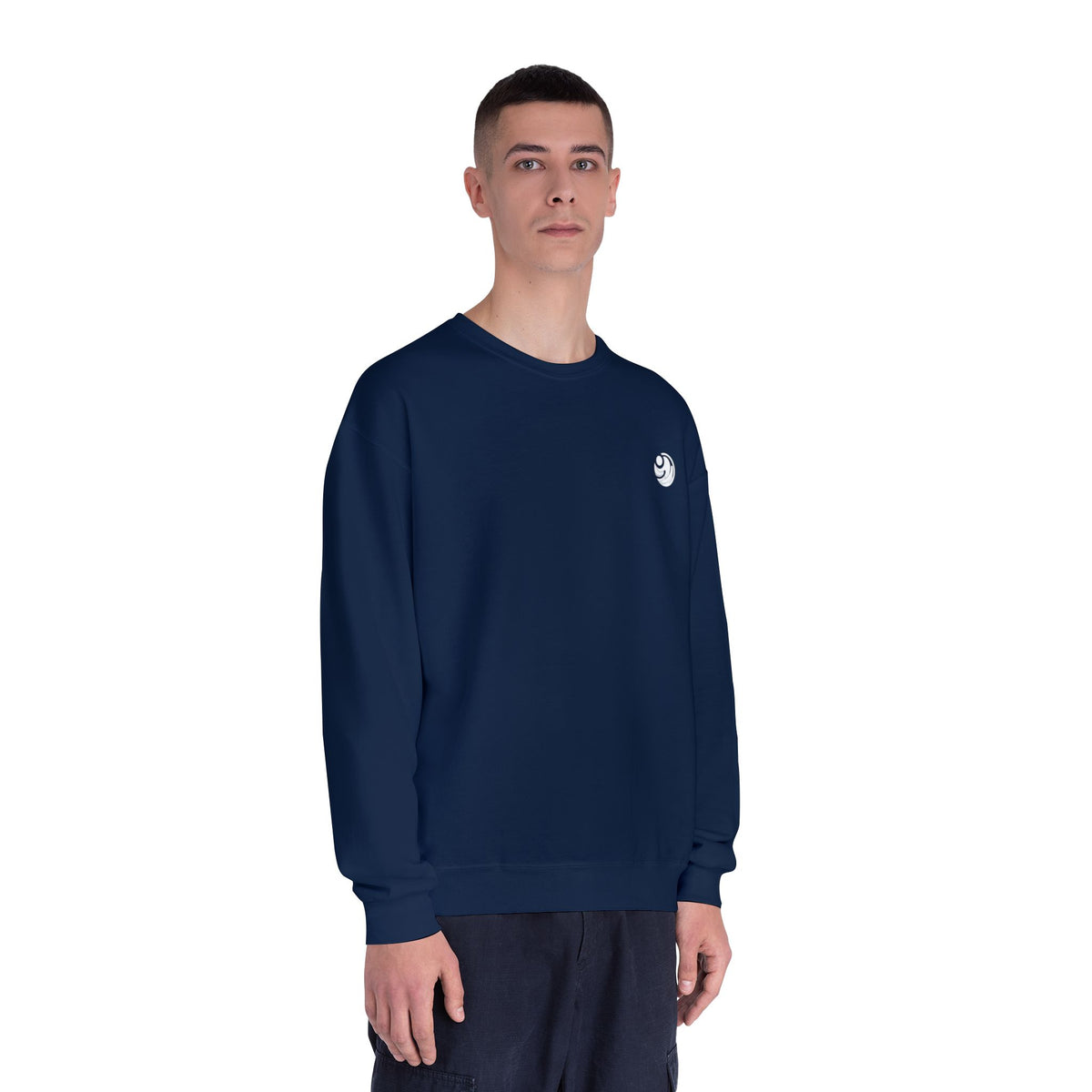 Sudadera con cuello redondo — "Con amor eterno te he amado"