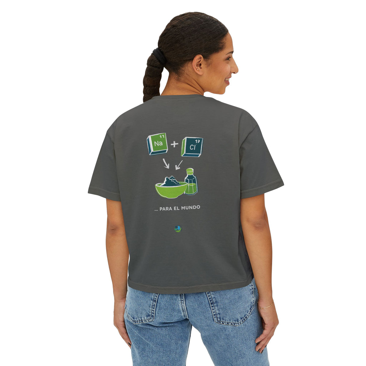 Women's Boxy Tee - 'Sé Luz y Sal'