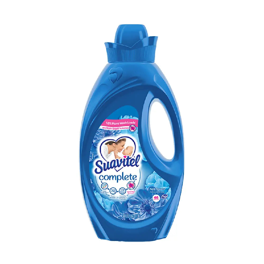 Suavitel Complete Field Flowers Fabric Softener 46oz – Case of 6 Bottles