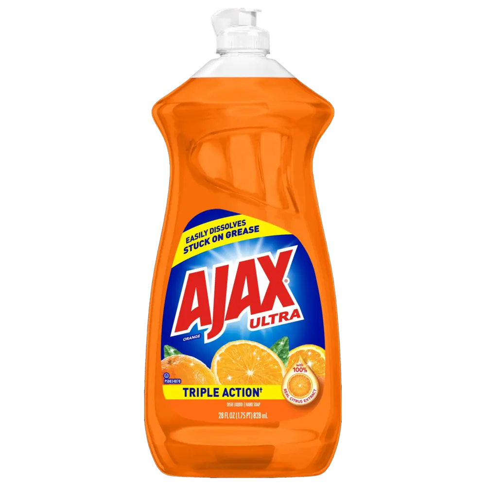 Ajax Dish Wash Liquid Orange 28 oz box of 9 units