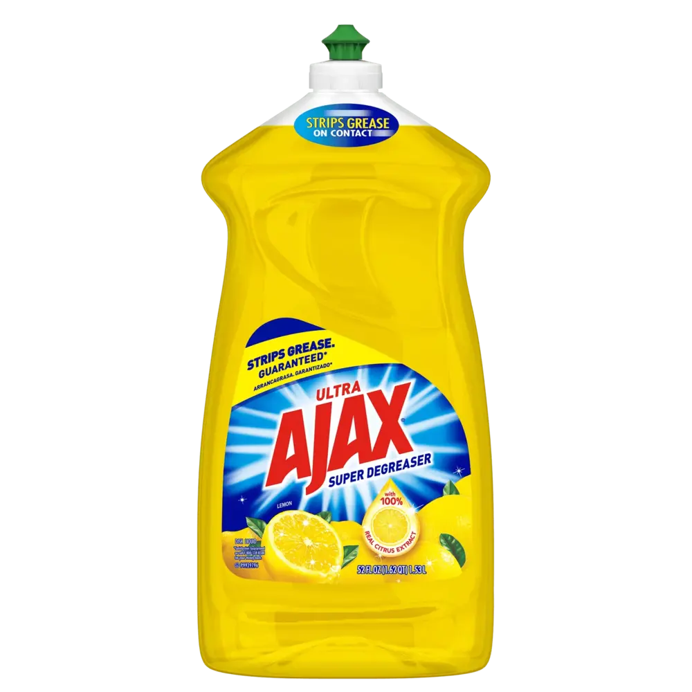 Ajax Dish Wash Soap Lemon 52 oz box of 6 units