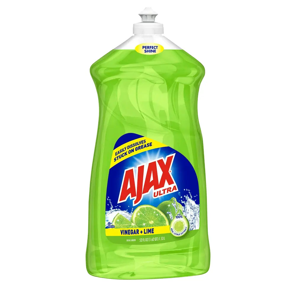 Ajax Dish Wash Soap Lime 52 oz box of 6 units