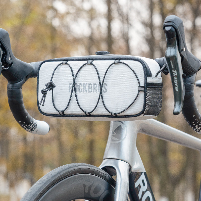 【ROAD TO SKY】 Bolsa de manillar grande de lujo ROCKBROS, bolsa para cuadro delantero de ciclismo en varios colores