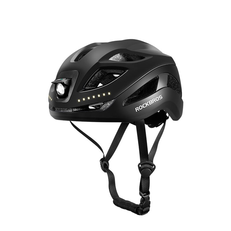 Casco de seguridad ROCKBROS con luces integradas y ajuste ajustable 