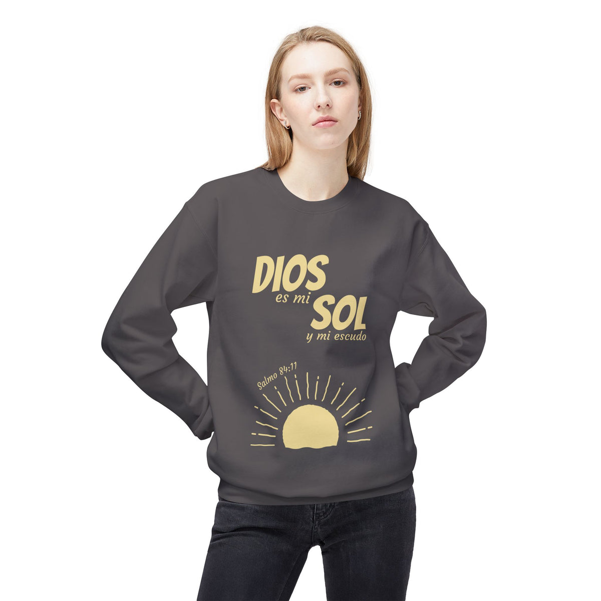 Dios Es Mi Sol Crewneck Sweatshirt
