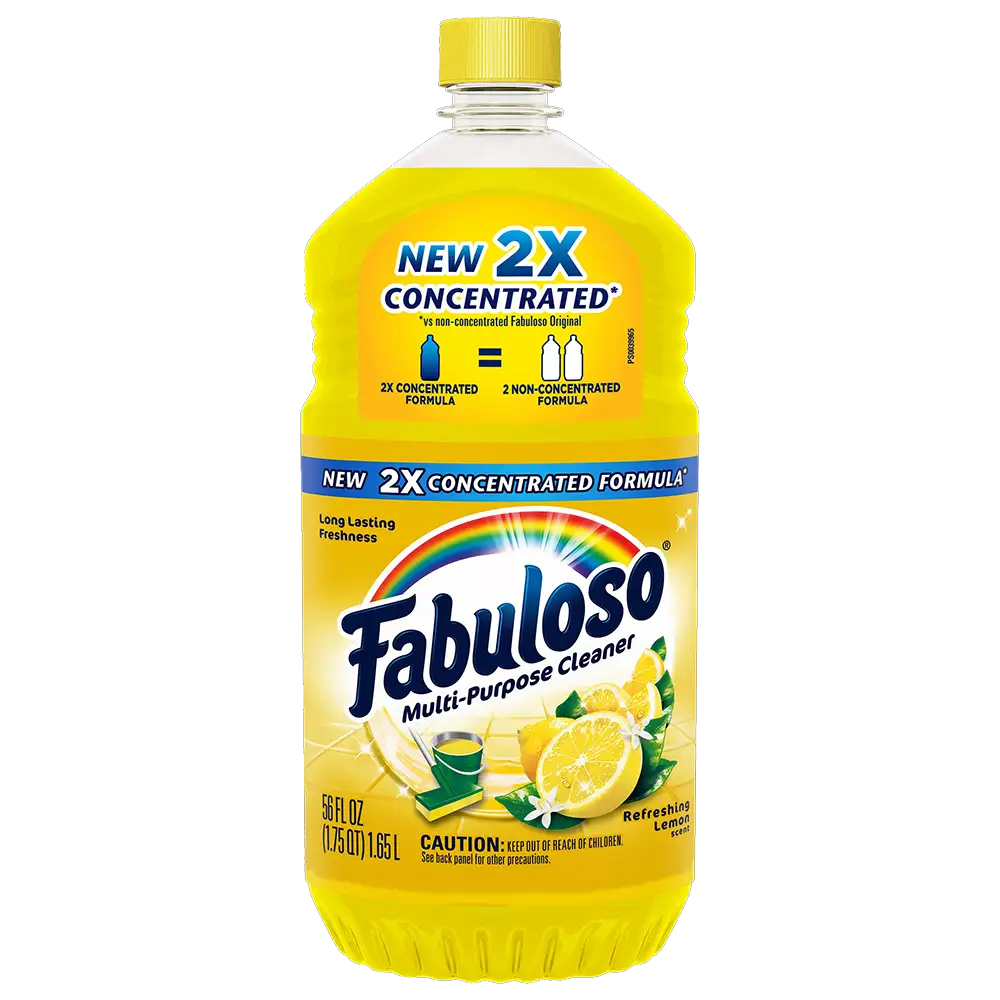 Fabuloso Lemon Yellow 56  oz box of 6 units