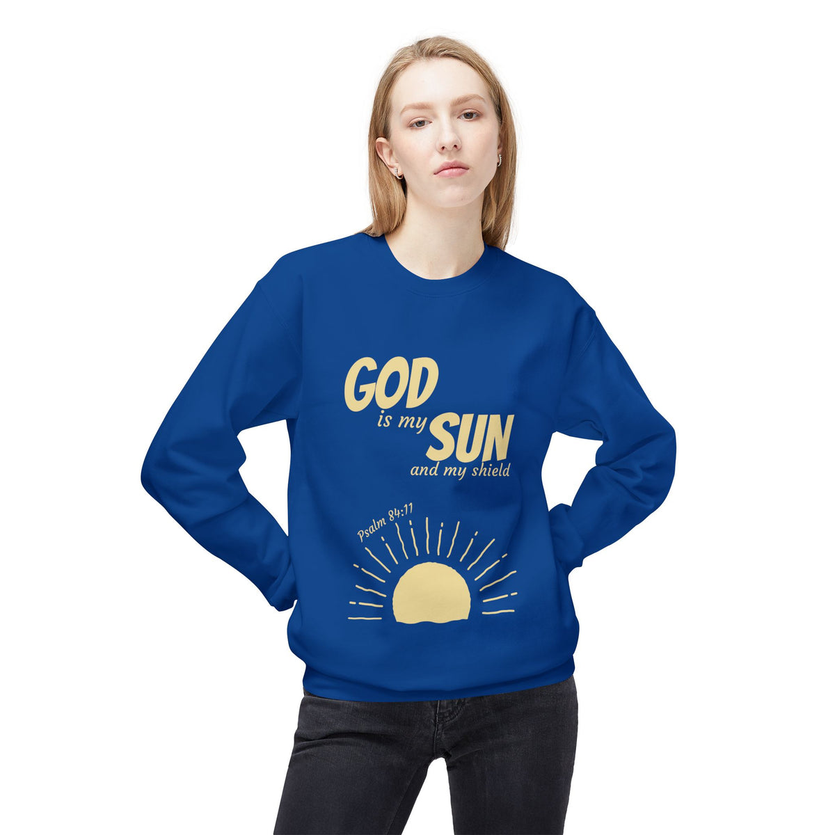 God is my Sun Crewneck Sweatshirt