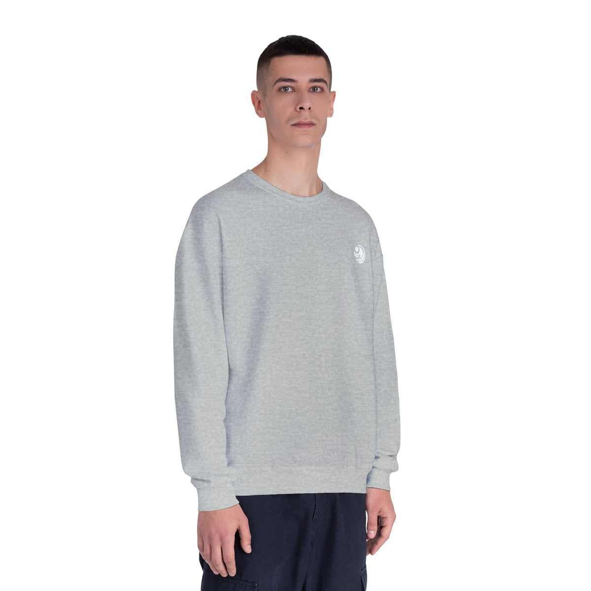 Sudadera con cuello redondo — "Con amor eterno te he amado"