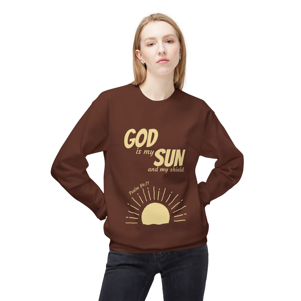 God is my Sun Crewneck Sweatshirt