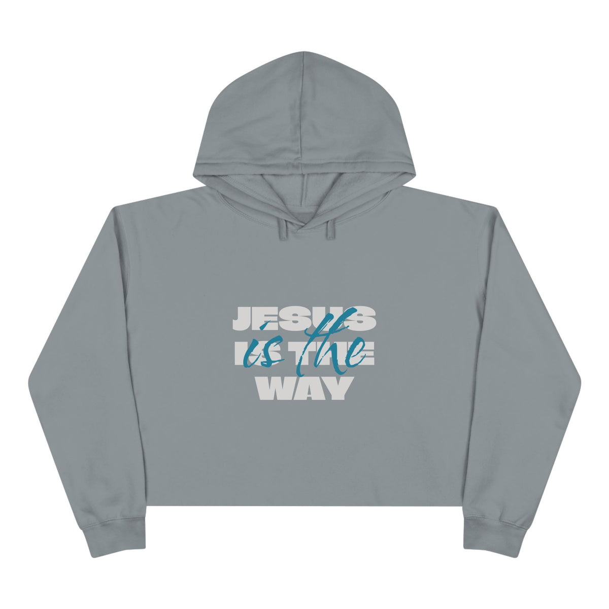 Crop Hoodie — Jesus Is the Way