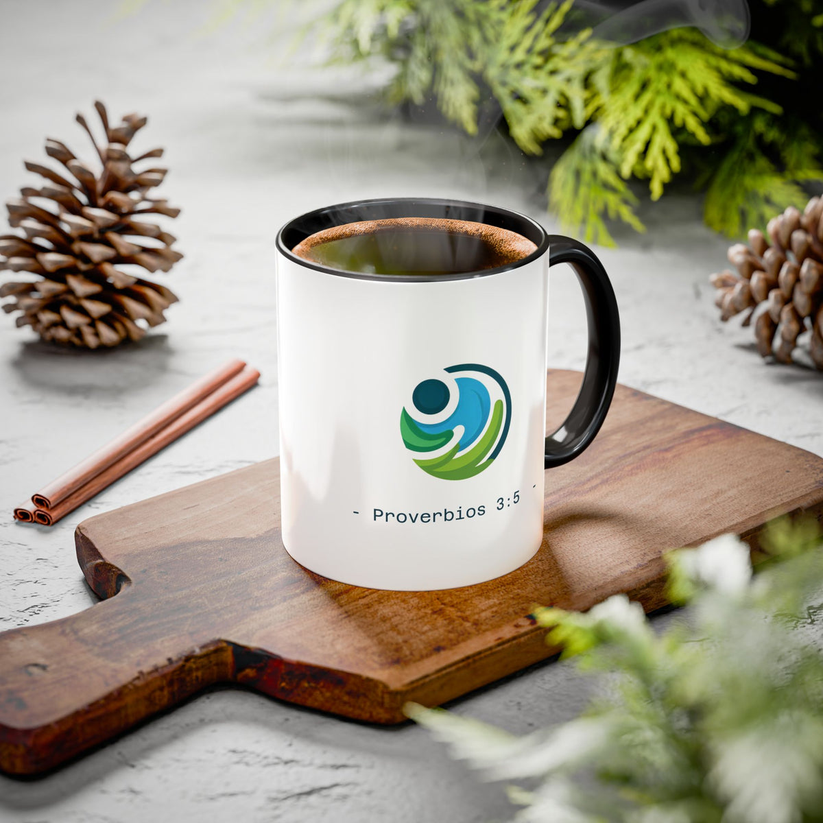Taza de café Proverbios inspiradores (11 oz/15 oz) — Proverbios 3:5